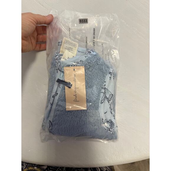 NWT Carters 12 mo boy fleece vest w dinosaur blue long sleeve, set w no pants - Picture 10 of 10